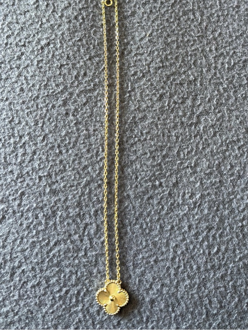 Gold Clover Pendant Necklace - Women's Jewelry